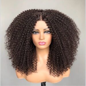 Curly Brown Hair Wig for Women